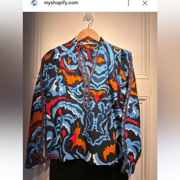 Tuckernuck Tops - Colorful Patterned Women's Maude Vivante Top